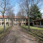 Il giardino della Scuola Secondaria di Burago