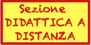 Cartello indicatore per la sezione Didattica a Distanza