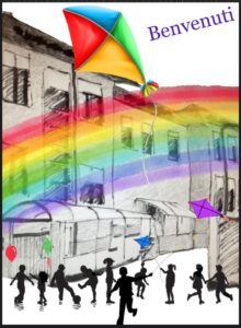 ARCOBALENO PER IL PRIMO GIORNO DI SCUOLA